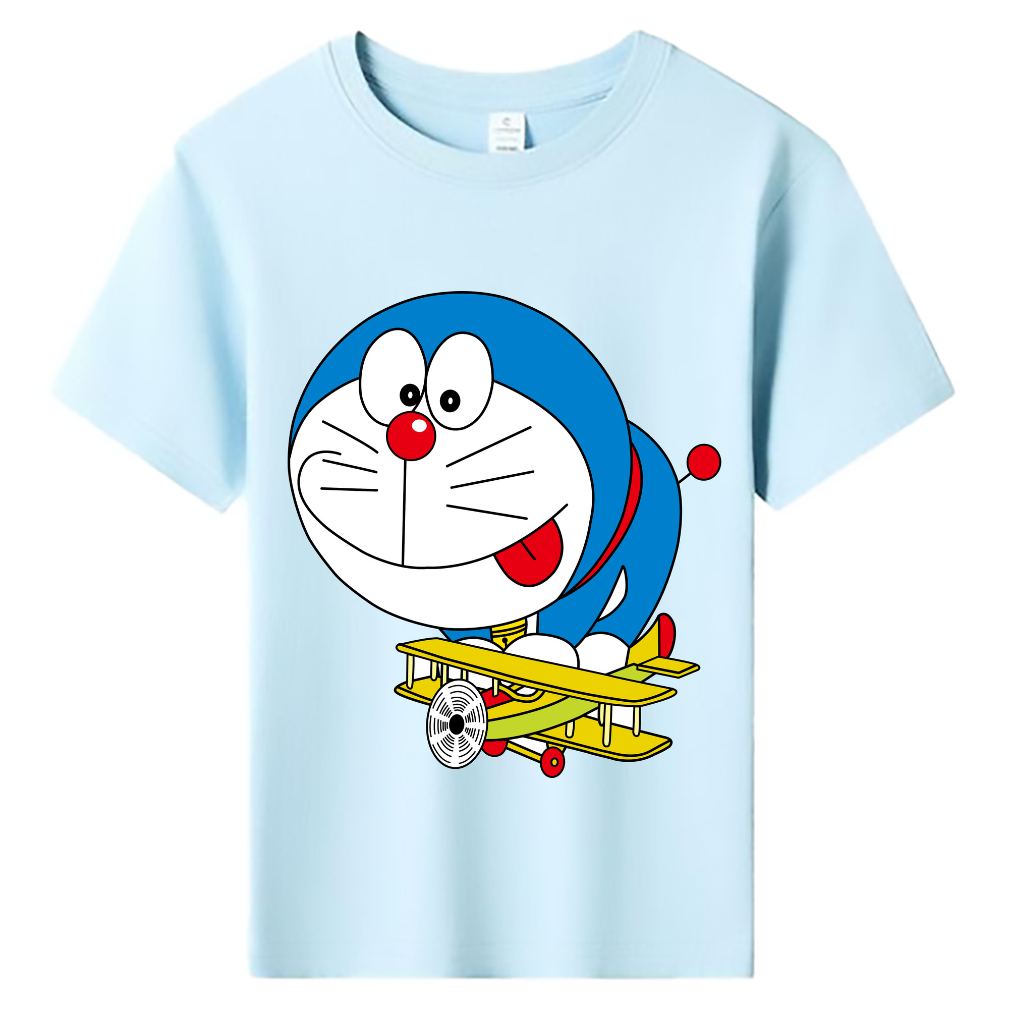 （画像用） ドラえもん Doraemon 綿100％キッズTシャツ（フロントプリント）